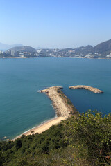 coastal landscape of Stanley, Hong Kong 