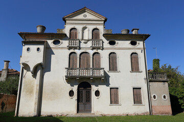 Historic architecture of Stra in Venice province, Italy 