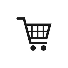 Shooping cart trolley icon vector