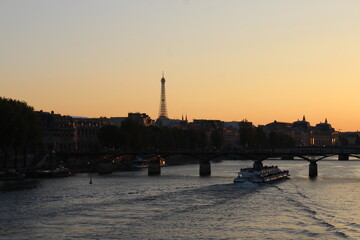 The Eiffel Tower During Sunset