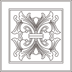 Luxury festive Chinese oriental traditional culture premium classical decoration red gold line art design vector illustration. Covers, greeting cards, logos, packaging, posters, backgrounds -Greeting 