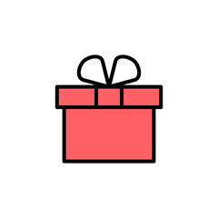 Gift icon set illustration. gift sign and symbol. birthday gift