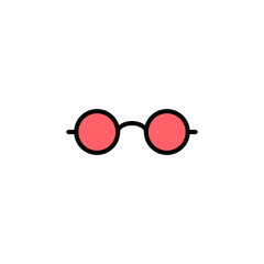 Glasses icon set illustration. Glasses sign and symbol