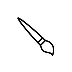 Brush icon vector. Paint brush vector design trendy illustration.