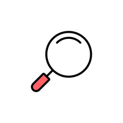 Search icon set illustration. search magnifying glass sign and symbol