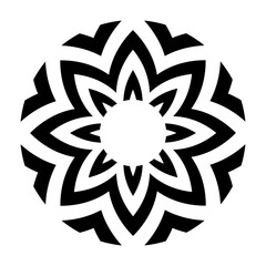 Luxury geometric pattern, art deco pattern, png with transparent background. 8K