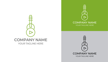 Play Music logo Design template Music Logo Design template