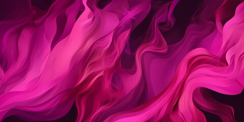 Fototapeta premium Magenta fluid smoke abstract web background - generative ai