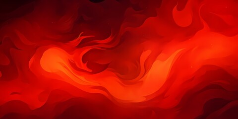 Red fluid smoke abstract web background - generative ai