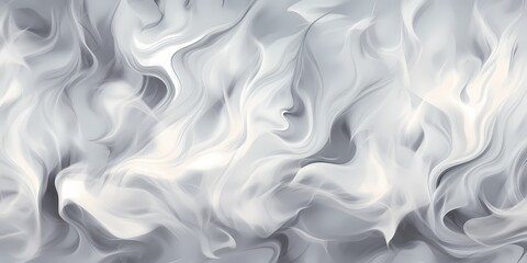 Fototapeta premium Silver fluid smoke abstract web background - generative ai