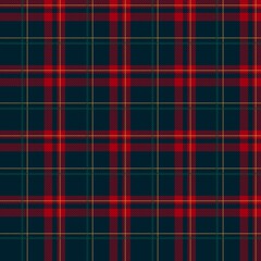 Tartan seamless pattern, red and blue can be used in fashion decoration design. Bedding, curtains, tablecloths 