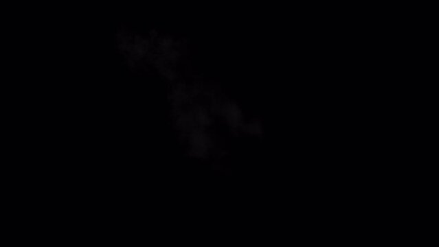 Explosion on the ground seen from directly above as if a bomb dropped from a plane in a war zone, 4k 30p with alpha channel for transparent background