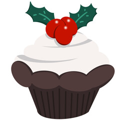 Christmas cupcake