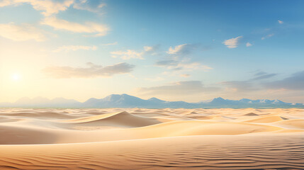 sand dunes in the desert,A Clean Slate: Desert Landscape,A Clean Slate: Desert Landscape,AI Generative 