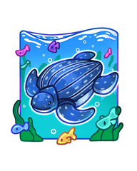 Leatherback Turtle / เต่ามะเฟือง