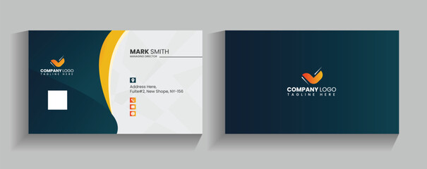 Modern and Creative visiting card design, Professional Business card template, corporate, vector, elegent business card