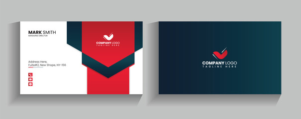 Modern and Creative visiting card design, Professional Business card template, corporate, vector, elegent business card