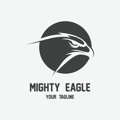 eagle logo vector icon illustration design