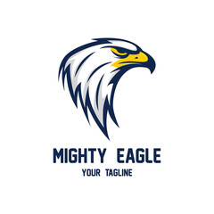 eagle logo vector icon illustration design