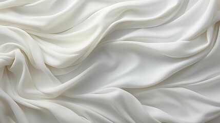 Crisp white fabric and sheets in a neat fashion, AI-generated.