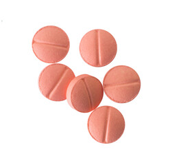 pile of pink pills element