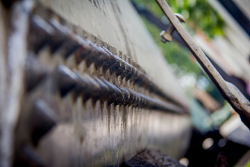 Antigua Estación del Ferrocarril, En Cuautla, la Estación del Ferrocarril se inauguró el 18 de junio de 1881.  Mexico.