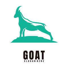 Illustration Head Goat Mascot Logo