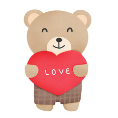 Valentine teddy bear