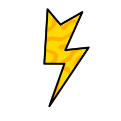 Cartoon lightning effect