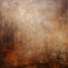 Obraz premium AI generated illustration of a modern abstract painting featuring a blend of brown and white tones