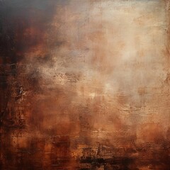 Obraz na płótnie Canvas AI generated illustration of a modern abstract painting featuring a blend of brown and white tones