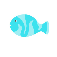 fish cartoon vector icon