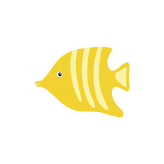 fish cartoon vector icon
