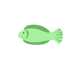 fish cartoon vector icon