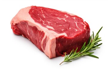 Beef isolated on white background