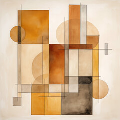 Abstract geometric wall art, printable painting, background, screensaver, wallpaper, sublimation