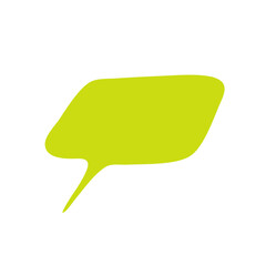 Set of simple Colorful speech bubble