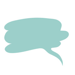 Set of simple Colorful speech bubble