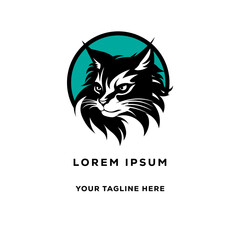 image of a cat with circle trunk