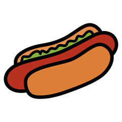 Hot Dog Icon