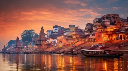 Sacred Varanasi: Ancient Marvels and the Enchanting Sunset at Manikarnika Ghat