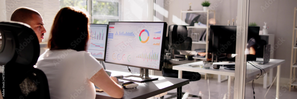 Aufkleber Data Analyst Using Data Analytics KPI