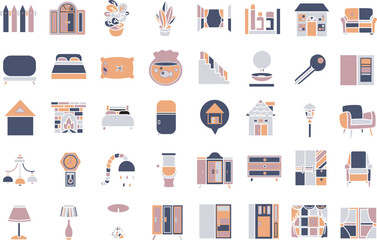 The theme of this icon set is Home