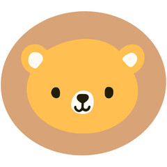 A cute lion illustration