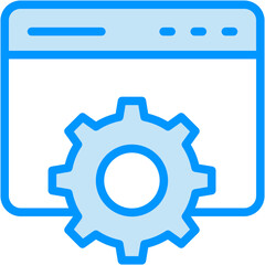 Website Settings vector design icon . svg