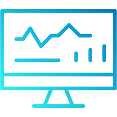 Monitoring vector design icon . svg