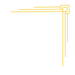 Set of art deco borders and headers