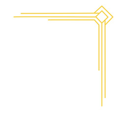 Set of art deco borders and headers