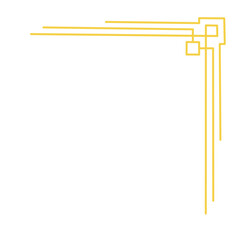 Set of art deco borders and headers
