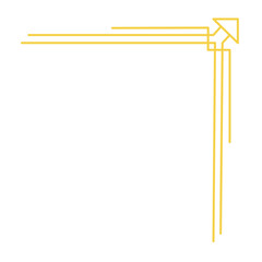 Set of art deco borders and headers